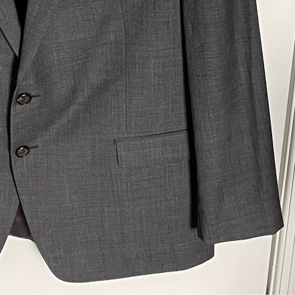 Lauren Ralph Lauren Gray Wool 2 Button Sport Coat Blazer Suit Jacket - 47125 - Picture 2 of 14